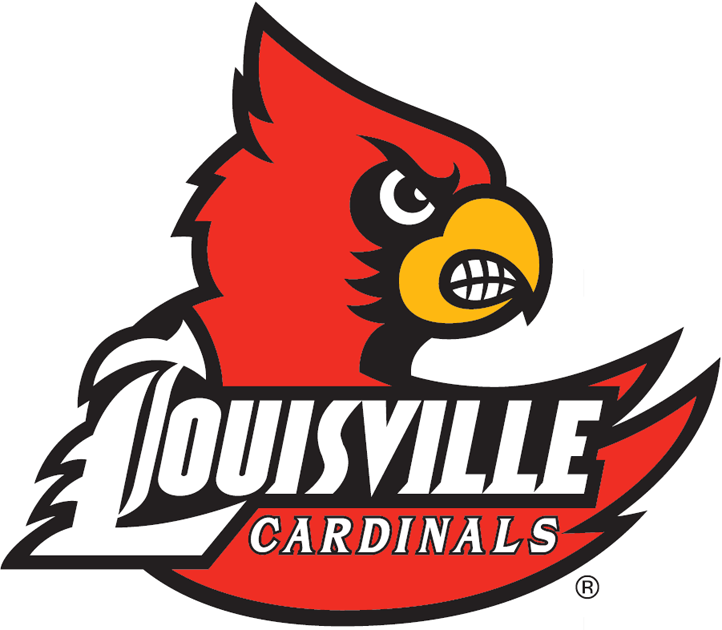 Louisville Cardinals 2007-2012 Primary Logo iron on paper